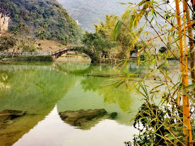 滇東桂自由行（6）/山水畫卷看鵝泉