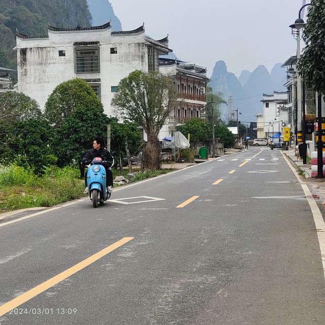 陽朔興坪是個能淨化人情緒的地方