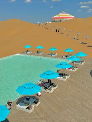 Inner Mongolia's Singing Sand Bay! So unrealistically beautiful