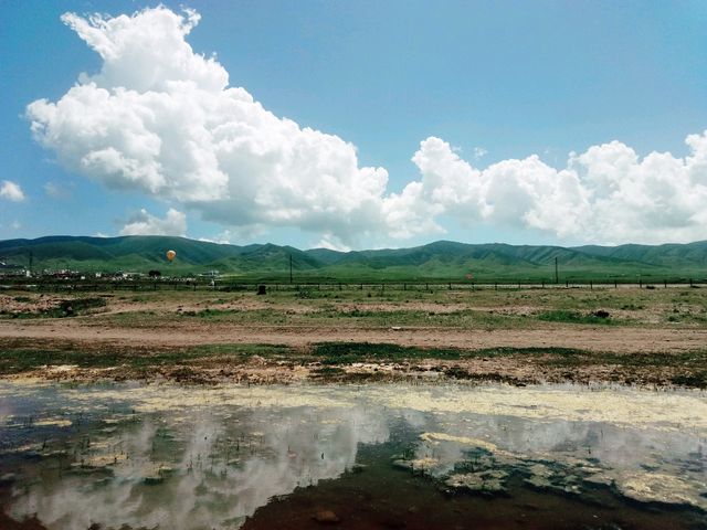 Kokonor: Magic Lake with Water Color of Sky