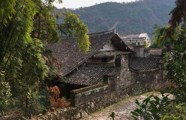 埭頭村鄉土建築，徜徉松風水月間。