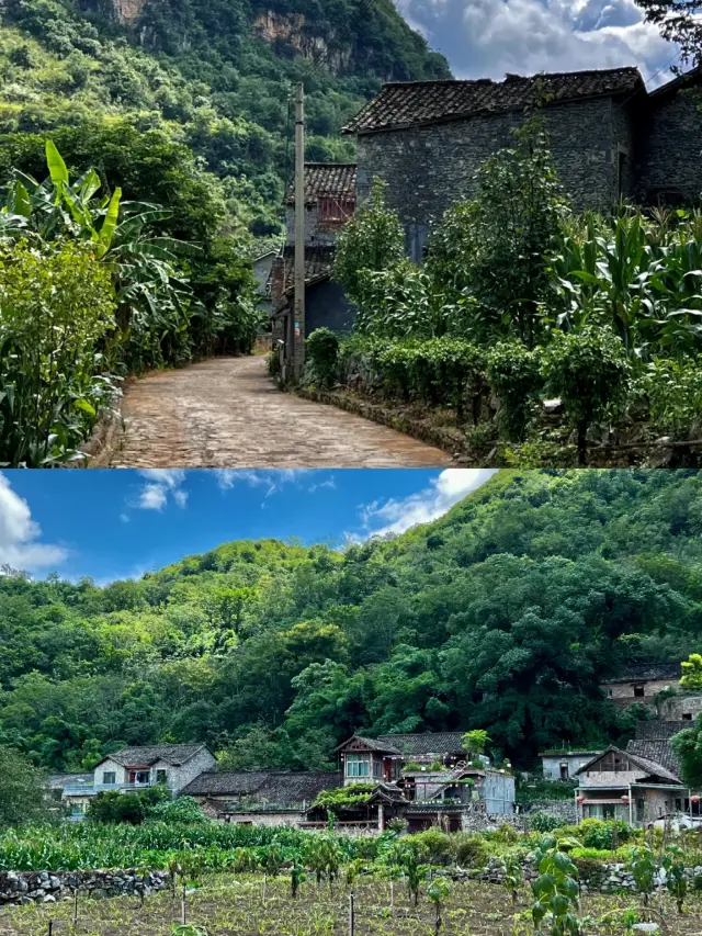 雨補魯天坑風景區天降大坑《爸爸去哪兒》取景地。