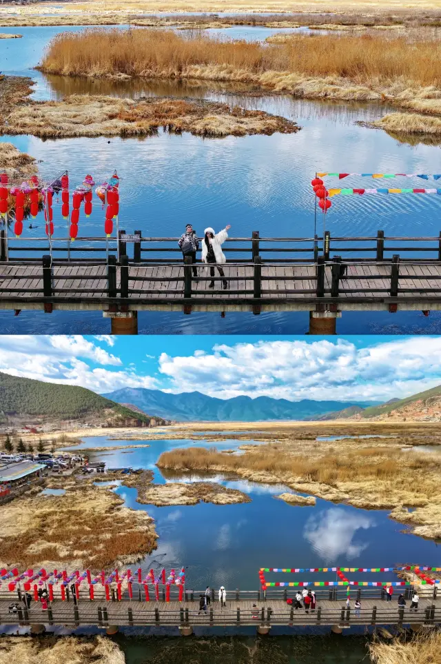 Explore the beautiful winter wonderland of Lugu Lake, the "Pearl of the Plateau"