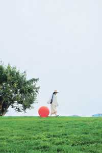 在中央公園，我彷彿掉進了宮崎駿的動畫世界裡
