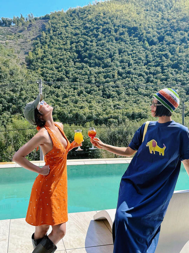 莫干山未遲民宿｜闖入竹海，一口飲晒整個春夏！