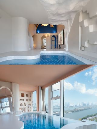 This isn't abroad... this is Changsha's pool hotel!!!