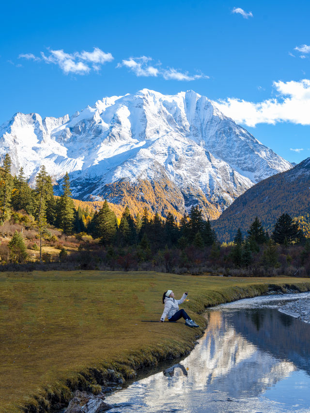 在川西，拍到了我的人生照片～