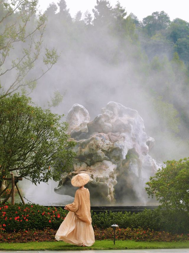 溫州楠溪江溫泉，竹林溶洞裡的溫泉盛宴