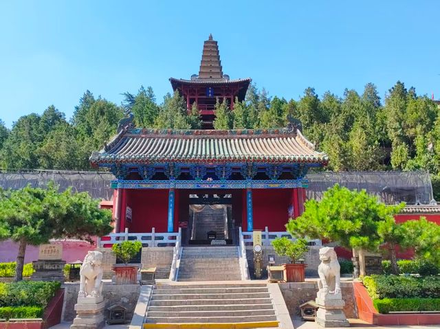 普救寺古塔——鶯鶯塔 普救寺古塔——鶯鶯塔