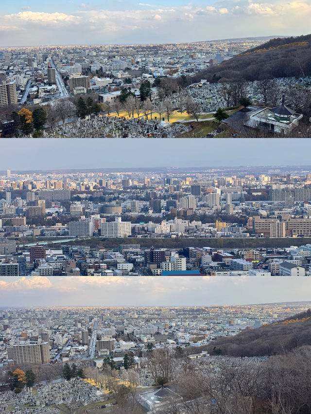 終於拍到了獨屬於北海道的藍調了～