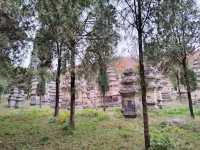 嵩山雨霧,塔影奇觀