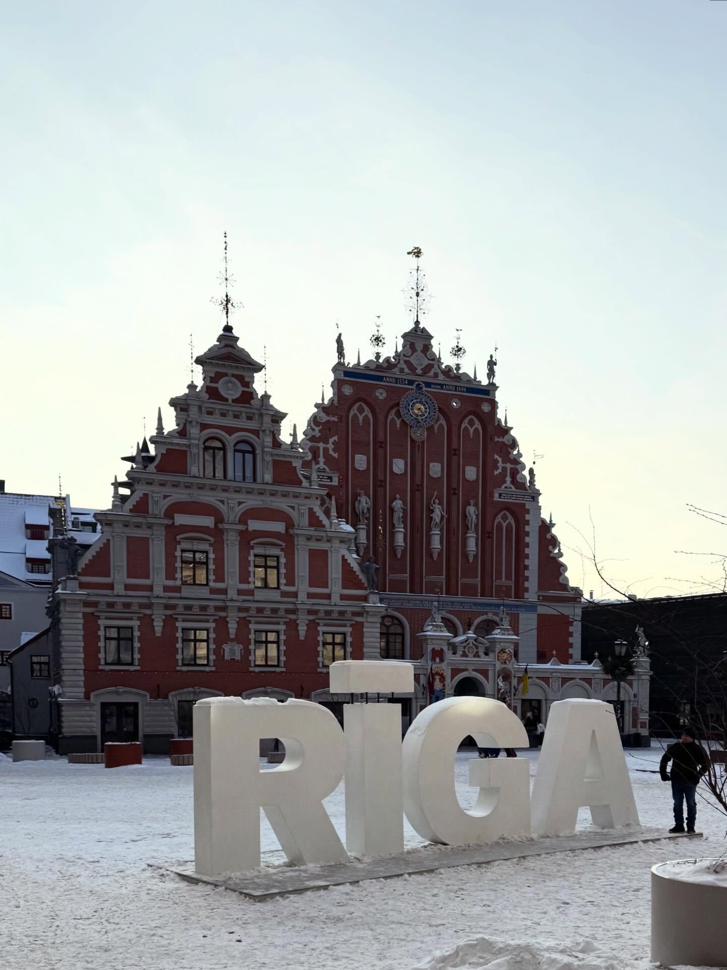 Snowfall in Riga: Whispered Tales of a Medieval City at Dawn and Dusk