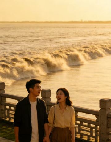 A romantic trip to Yanguan for couples | Embark on a romantic journey along the Qiantang River