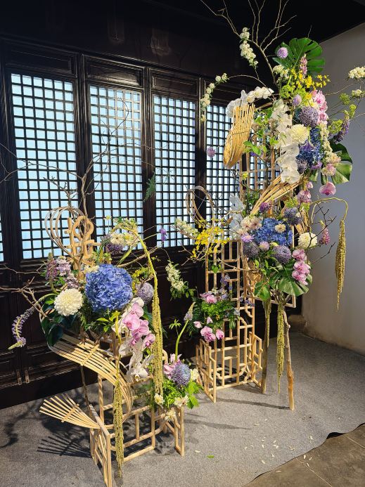 静安花卉祭り 蘇河湾天后宮いけばな展 | Trip.com 上海