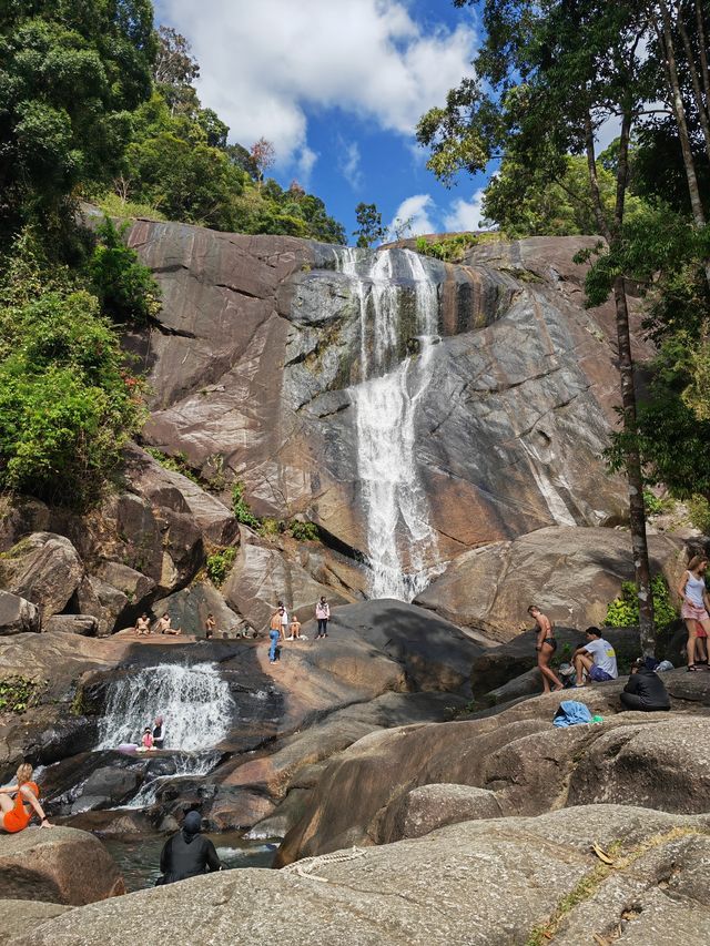 Langkawi Seven Wells Waterfall, a natural spring water park with ...