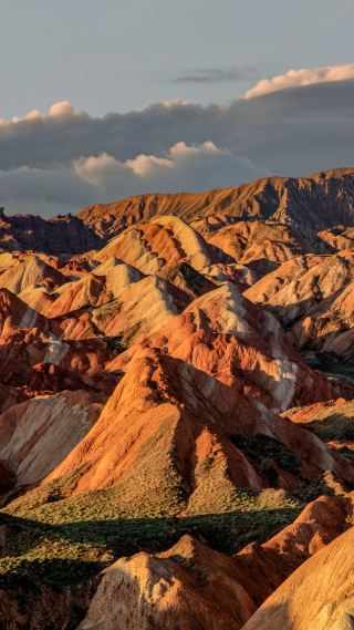 The sunrise over Danxia is breathtaking
