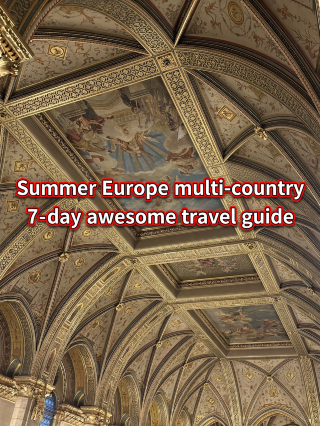 A summer multi-city tour in Europe is just amazing!