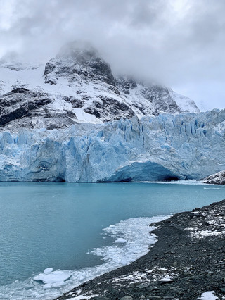 In Torres del Paine National Park in Chile lies the Grey Glacier, known as the "Pearl" and one of the world's most spectacular natural wonders. Grey