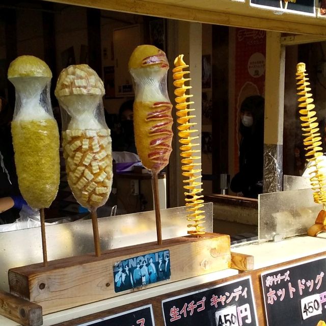 コリアンタウンを、食べ歩きしながらブラブラ散歩