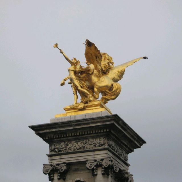 Beautiful Pont Alexandre III Bridge in Paris