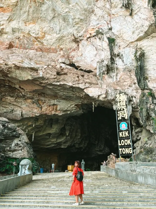 Cave Temple in the Middle of Limestone Mountains