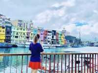 新北｜🌈🏘️美麗無暇📍 Zhengbin Port Color Houses 正濱漁港-彩色街屋