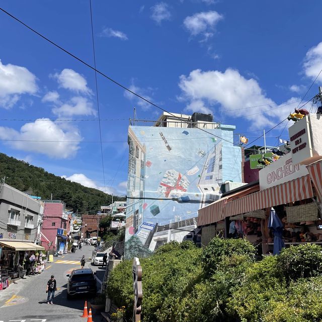 釜山必打卡甘川文化村🌈打卡位一次過睇～ 