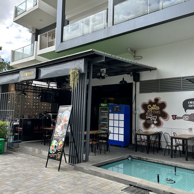 隱藏於大型屋苑一隅的Le Corner Coffee 