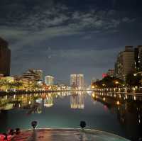台南《安平運河遊船》好像來到國外遊河 夜間遊河超美