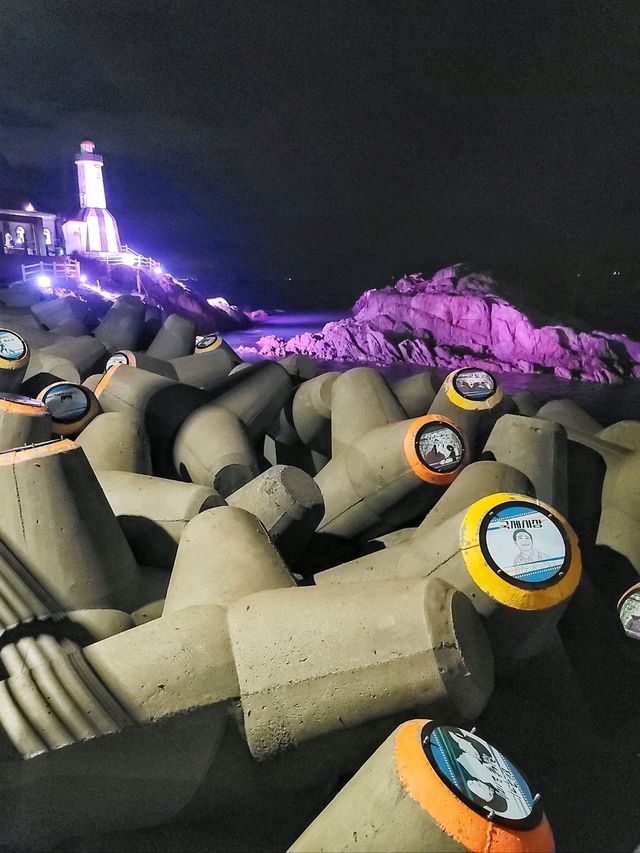 낮에가도 예쁘지만 야경도 분위기있는 죽성성당💒