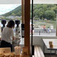 교토 아라시야마에 가면 꼭 마셔야하는 라떼 아라비카 %카페