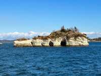 一次看松島灣超過260個島嶼 還有露天區可以吹風看海 松島遊船必看仁王島、鐘島
