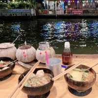 Tong Yum Noodles in Coconut Bowls 🥥