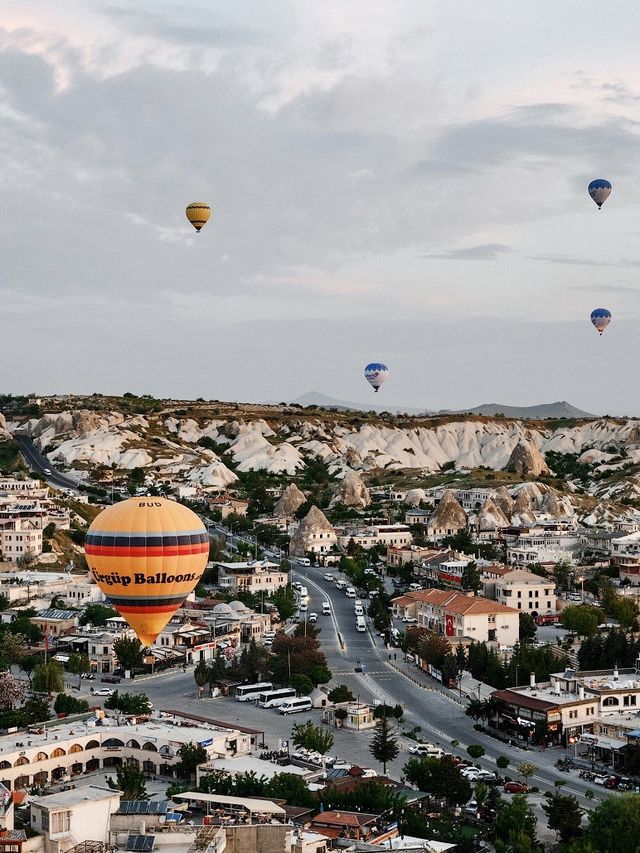 Incredible sunrise in Cappadocia