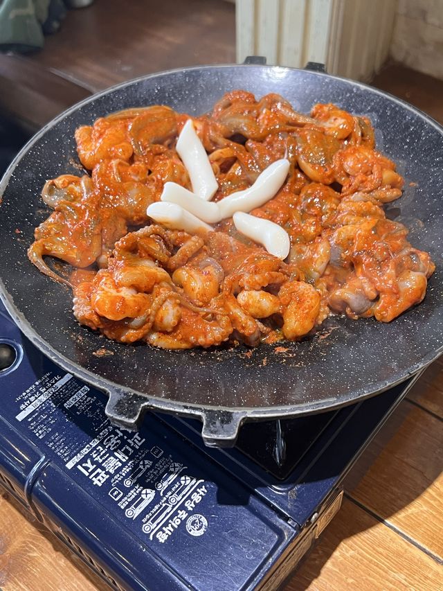 韓国/ソウル【龍山】行列のできる！！大人気美味しいチュクミ屋さん🐙