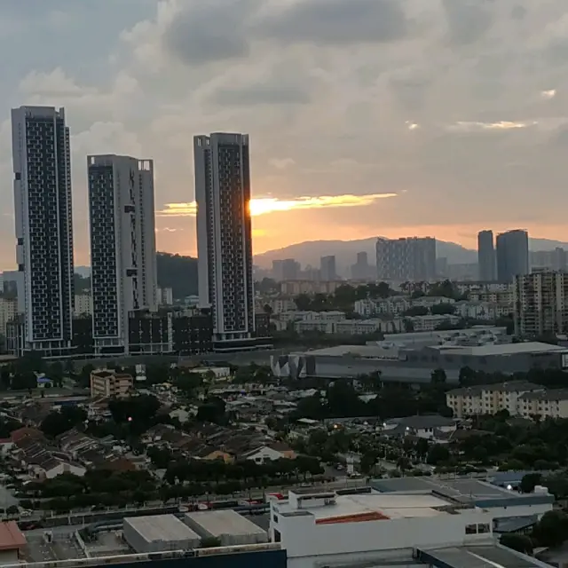 SUNSET IN KUALA LUMPUR.