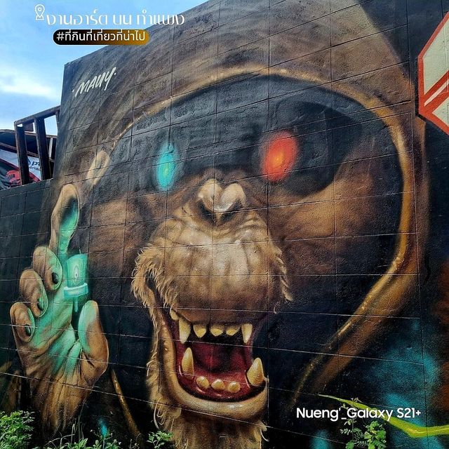 Street Art บนกำแพง - เชียงใหม่