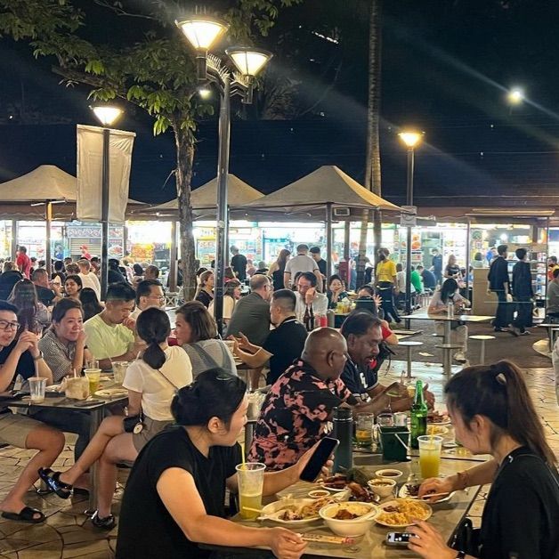  Newton Food Centreสถานที่ถ่ายทำ Crazy Rich Asians