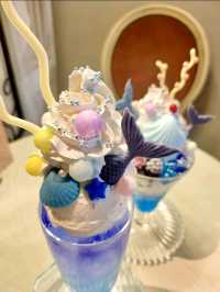 【京都/映えパフェ】1度は食べてみたい🍴人魚のデザート🍨まるでお姫様👸🏼気分💗