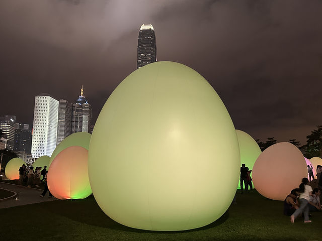 香港好去處 | 金鐘添馬公園 | teamLab: 光漣