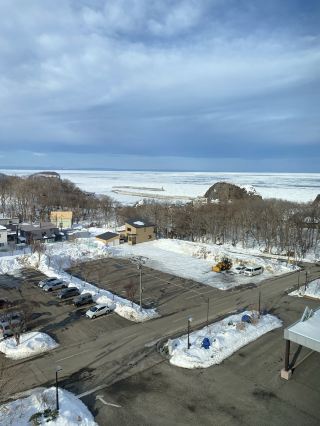 【Accommodation Log】Shiretoko This is the drift ice view room.
