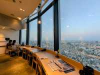 日本東京-在31F高空美景享用就州牛腸鍋：蟻月