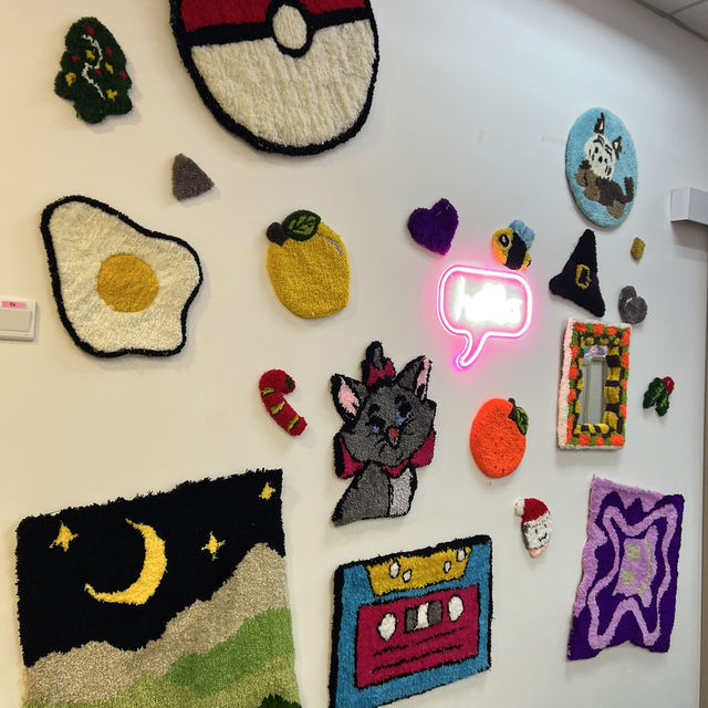 Fun DIY Rug Tufting activity in Malaysia