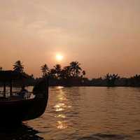 Sunset of Allepey
