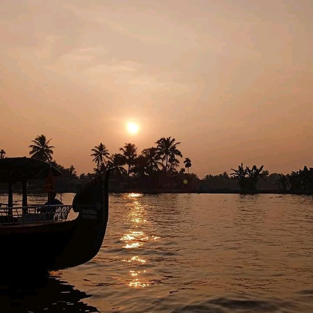Sunset of Allepey