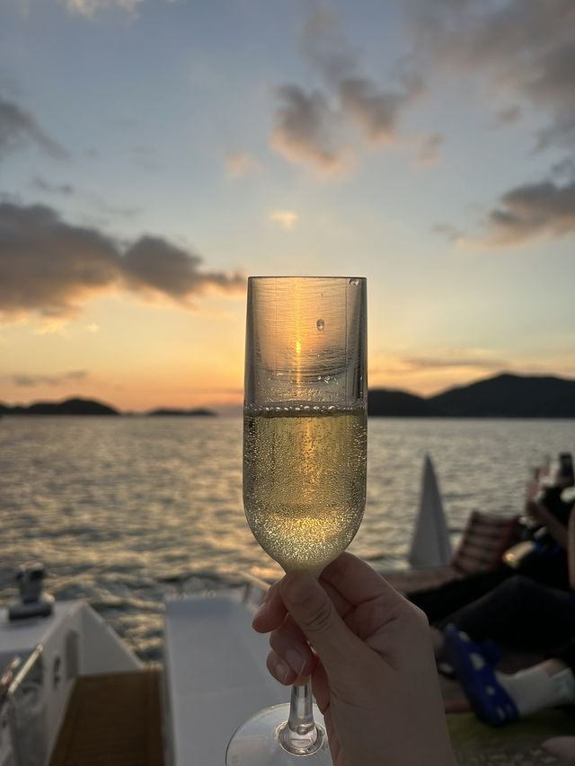 통영 일몰보며 요트타기⛵️