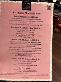 Chef's Tasting Menu $338/head