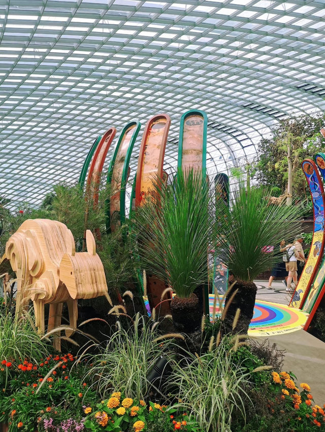 An awesome visit to garden by the bay 💐