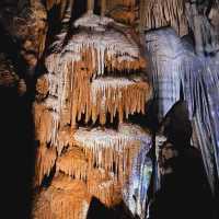 Witness the magnificient limestone formation at Gosu Cave