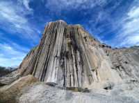 Stone frozen waterfalls!